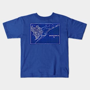 Map of Galvestion Kids T-Shirt